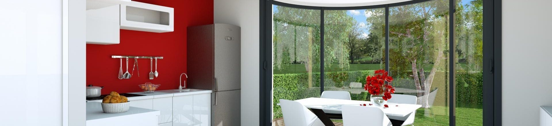 Rendu 3D d'une cuisine par Cedreo