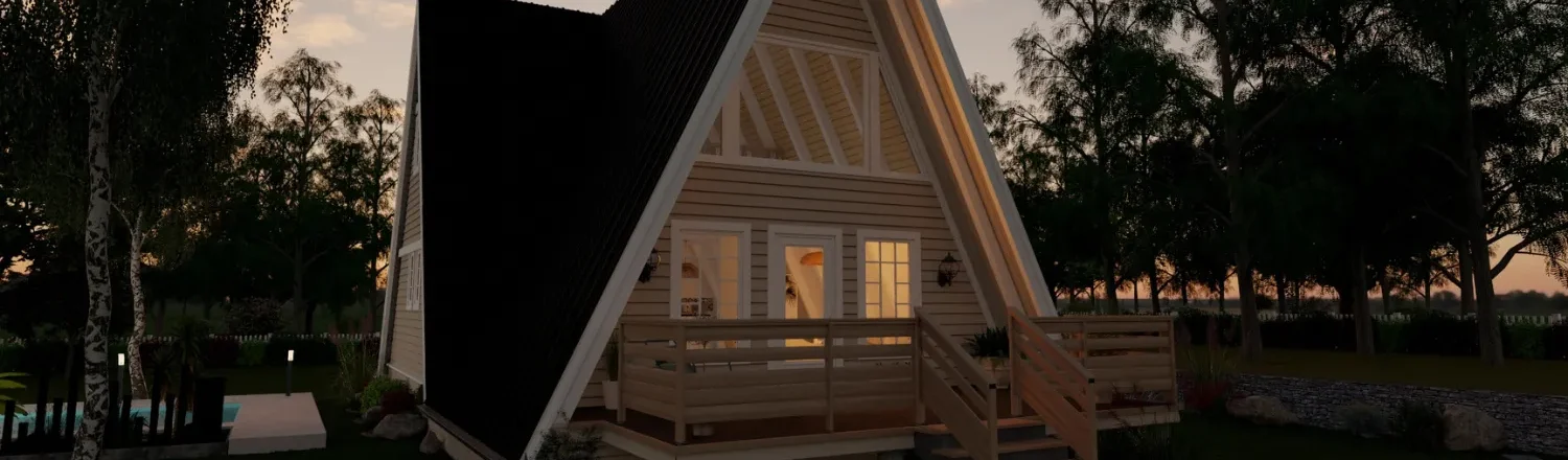 3D render by Cedreo for header blog tiny house software