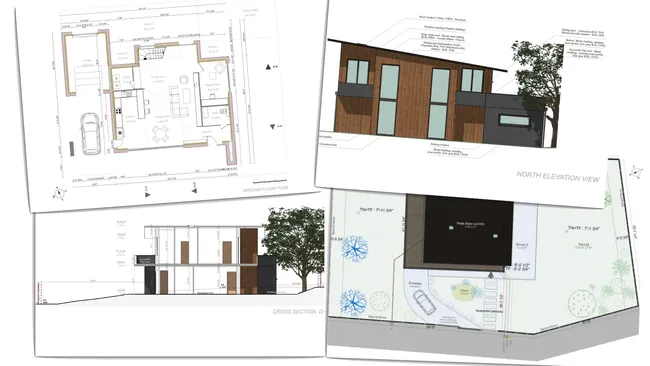 As-built plans set by Cedreo