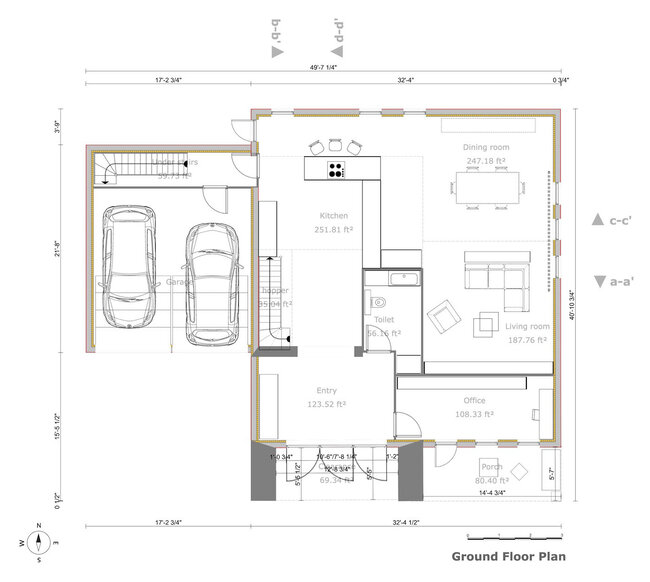 2D floor plan example
