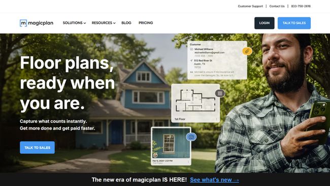 home page MagicPlan