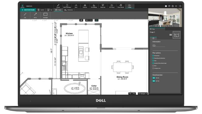 Kitchen 2D plan