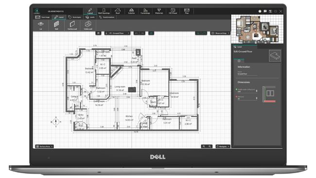 UI Cedreo floor plan