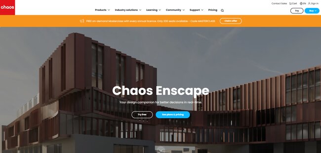 Home page Enscape