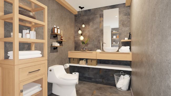 Powder room example