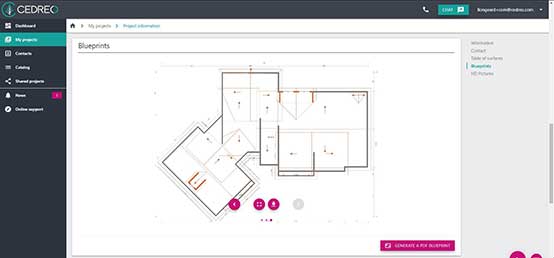 uishot Cedreo project manager