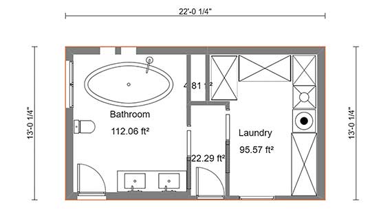 Bathroom And Laundry Room Combo Layouts