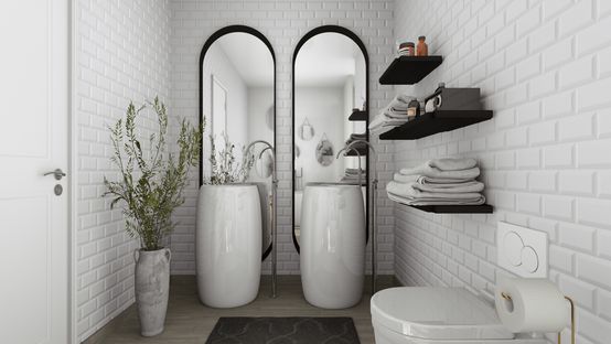 Bathroom designed with Cedreo
