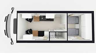 3D RV floor plan