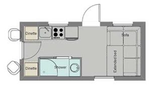 RV & Travel Trailer Floor Plans | Cedreo