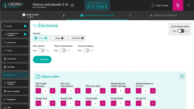 estimate électricité