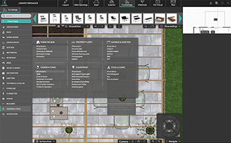 screenshot: patio furnishings