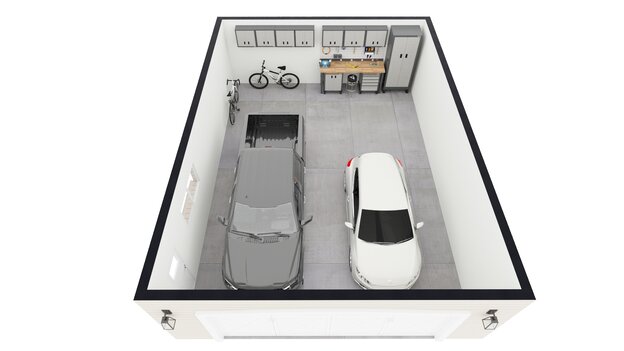 Multi-Car Detached Garage Design