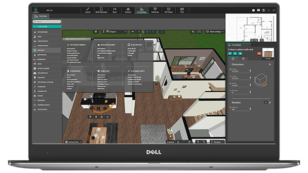 Screenshot Cedreo 3D library