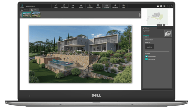 Landscape design with Cedreo software