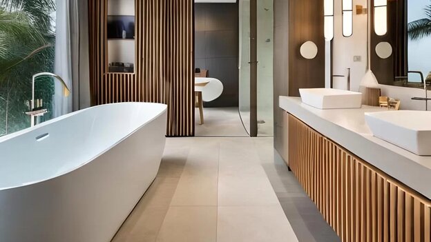 Contemporary bathroom example