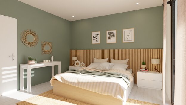 master bedroom designed with Cedreo