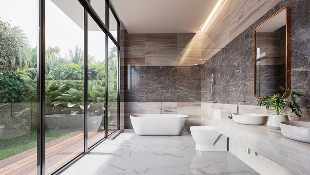 Modern bathroom example