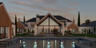 render 3D de una vivienda creado con Cedreo