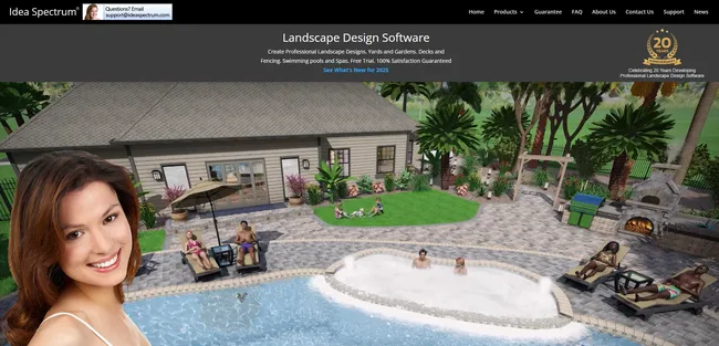 screenshot home page idea spectrum