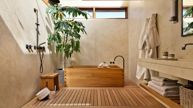 spa-like features bathroom