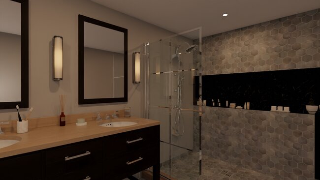 bathroom 3D render