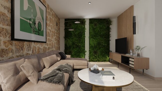 sustainable living room example