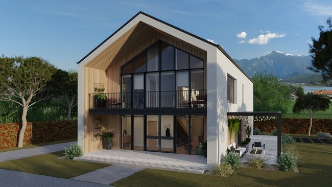 Modern Barnstyle house example