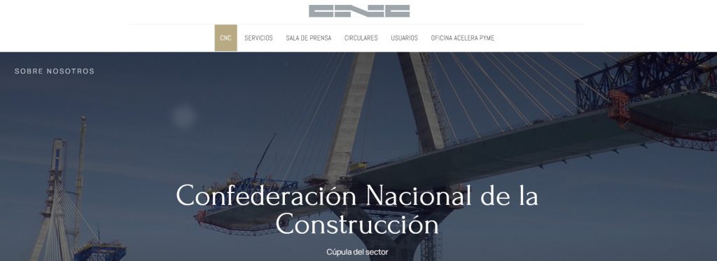 la Confederación Nacional de la Construcción