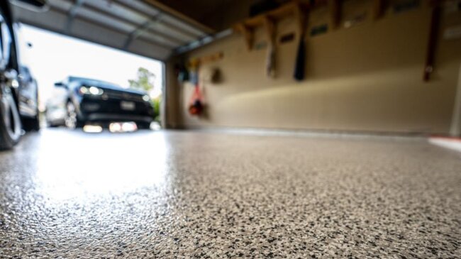 garage floor coating illustration