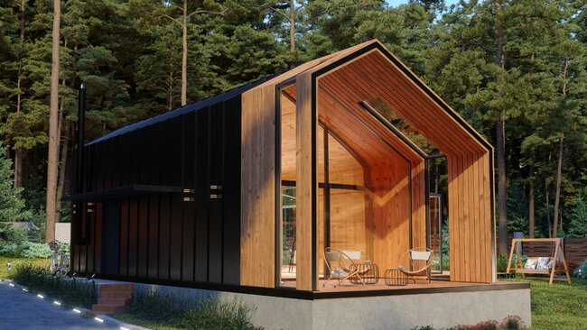 Modern tiny house