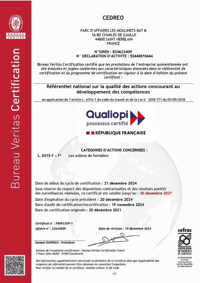 certificat qualiopi