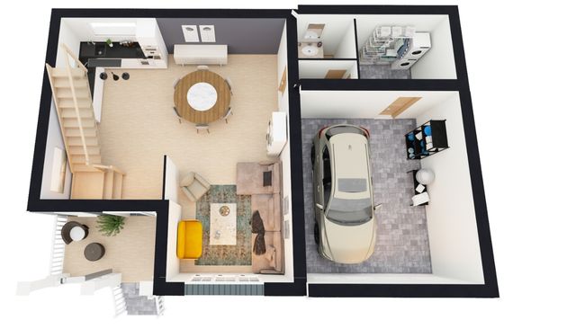 3D floor plan