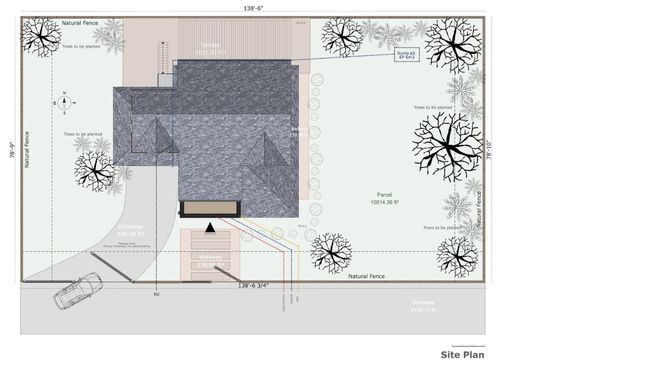 Site plan designed with Cedreo