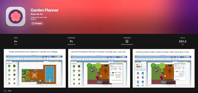 App store Garden Planner screenshot