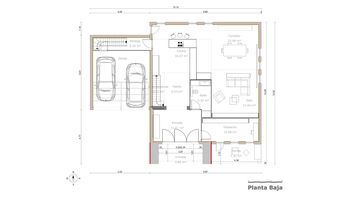 Planos en 2D de cocinas abiertas al salón
