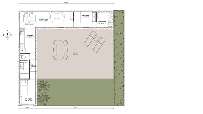 Layout Options for Two Bathrooms