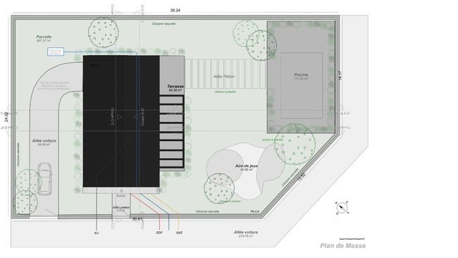 plan de masse exemple 4