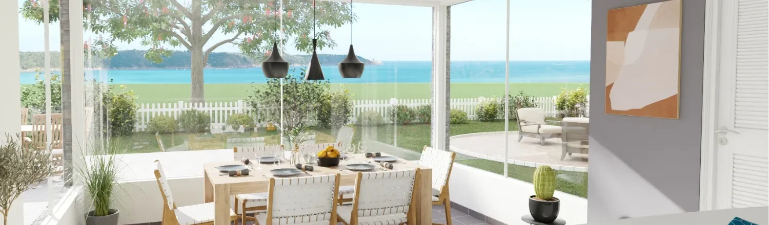 3D render of a sunroom addition designed with Cedreo - header blog post