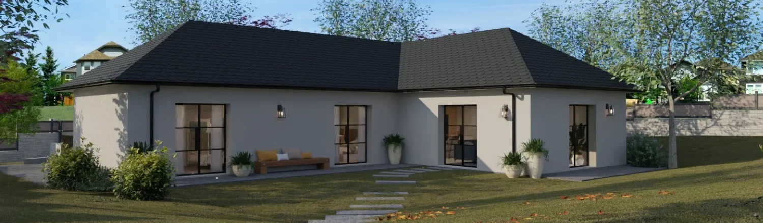 Rendu 3D par Cedreo - header blog extension maison en L