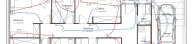 Electrical plan created with Cedreo for header blog post electrical symbols