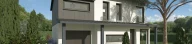 Rendu 3D d'une extension au dessus de garage réalisé avec Cedreo