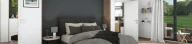 3D render of a master bedroom addition by Cedreo