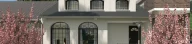 Rendu 3D extérieur d'une maison avec aménagements des combles par Cedreo