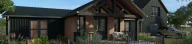 3D render of a ranch house with addition by cedreo