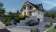 Rendu 3D d'une maison chalet moderne réalisé avec Cedreo