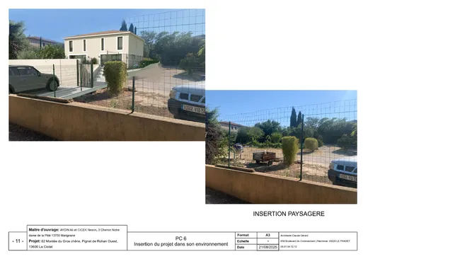 PCMI 6 insertion paysagère réalisée par Immo3D