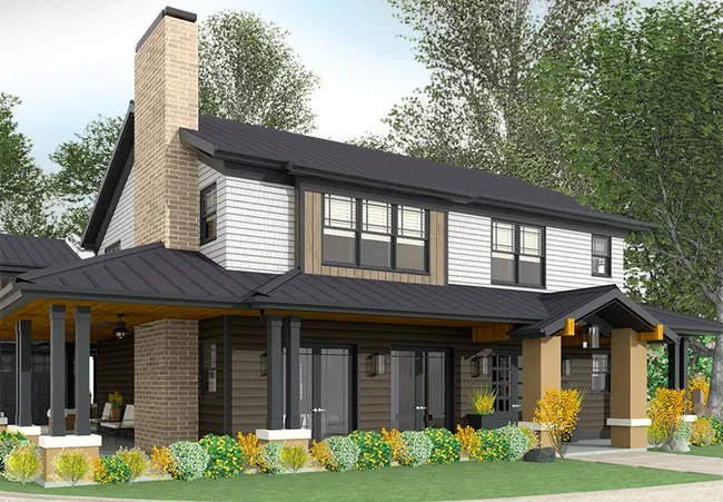 3D exterior rendering by Chief Architect