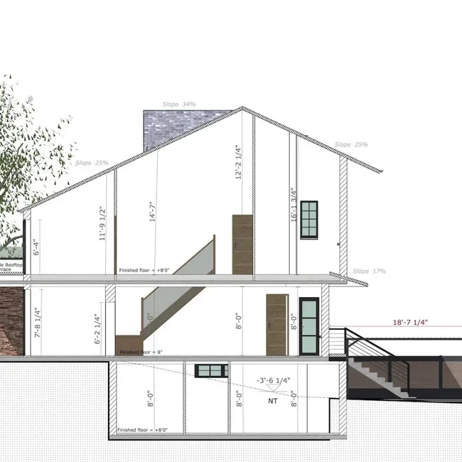 Cross section generated with Cedreo