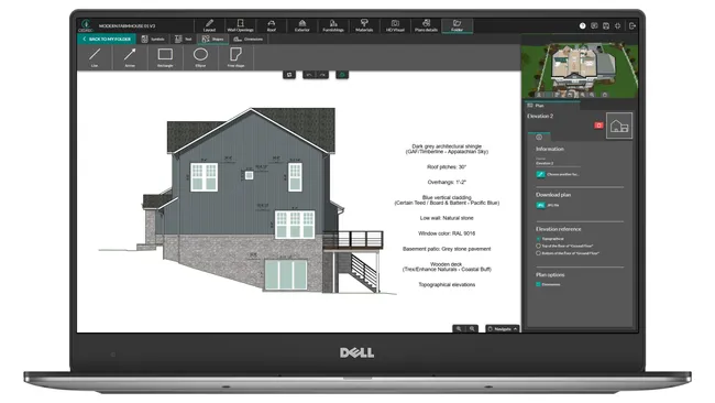 cedreo software for elevations drawings